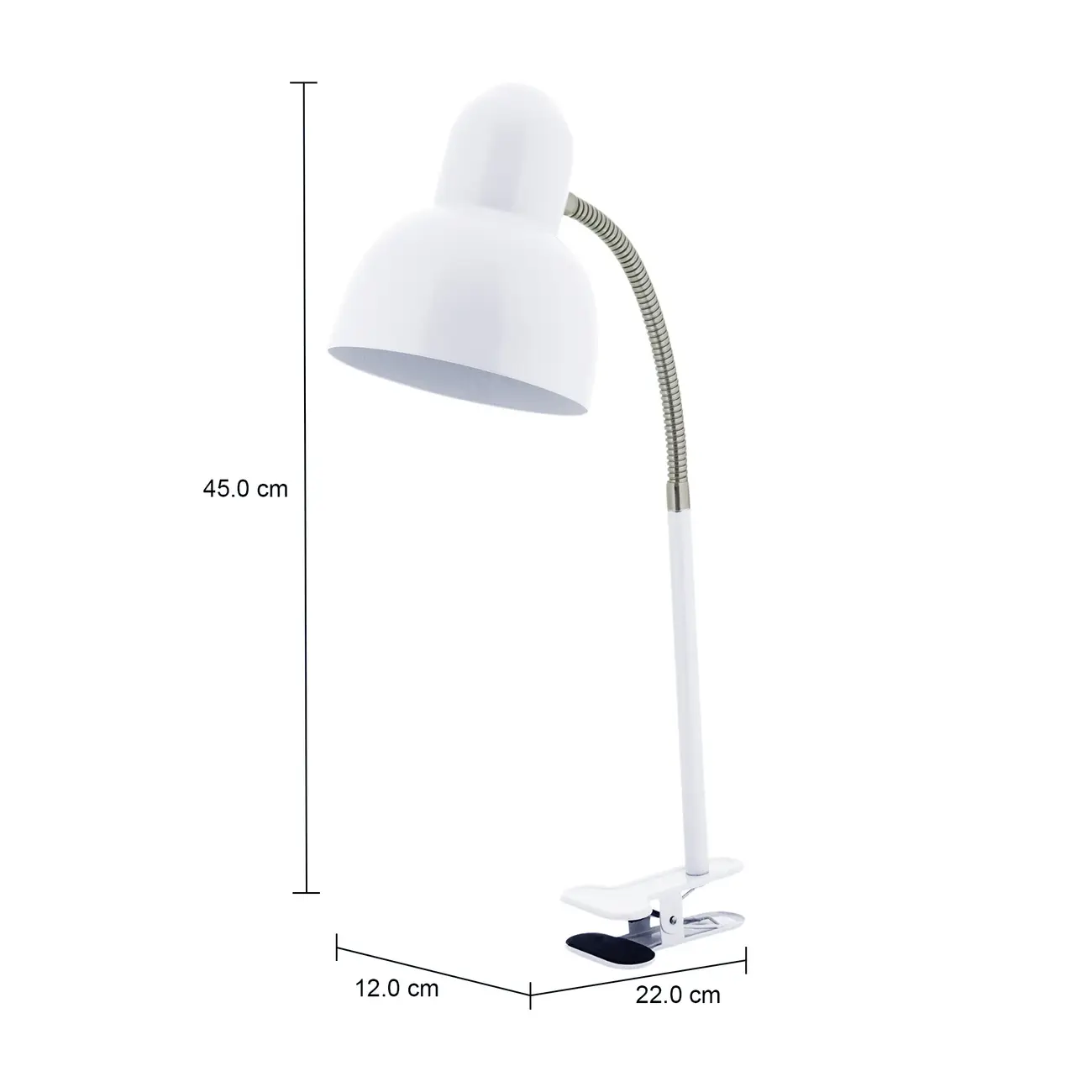LUMINÁRIA COM GARRA SPEEN II - BRANCO/CROMADO - Foto 10