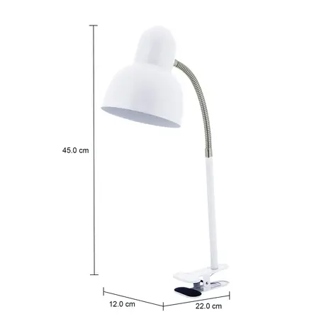 Imagem com medidas do produto LUMINÁRIA COM GARRA SPEEN II