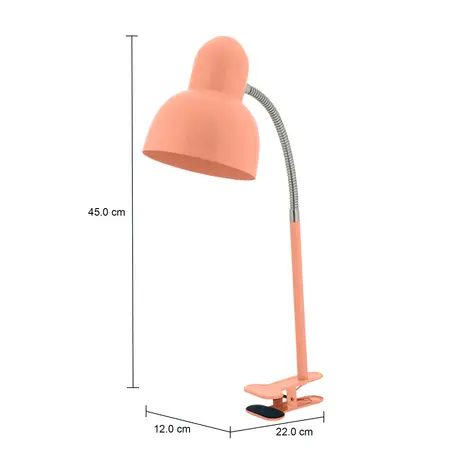 Imagem com medidas do produto LUMINÁRIA COM GARRA SPEEN II