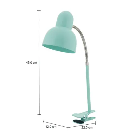 Imagem com medidas do produto LUMINÁRIA COM GARRA SPEEN II