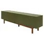 RACK 2 PORTAS/2 GAVETAS 1,90 M X 40 CM POINT - MUSGO/NOZES - Foto 2