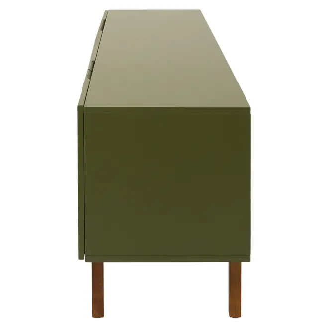 RACK 2 PORTAS/2 GAVETAS 1,90 M X 40 CM POINT - MUSGO/NOZES - Foto 5