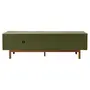 RACK 2 PORTAS/2 GAVETAS 1,90 M X 40 CM POINT - MUSGO/NOZES - Foto 6