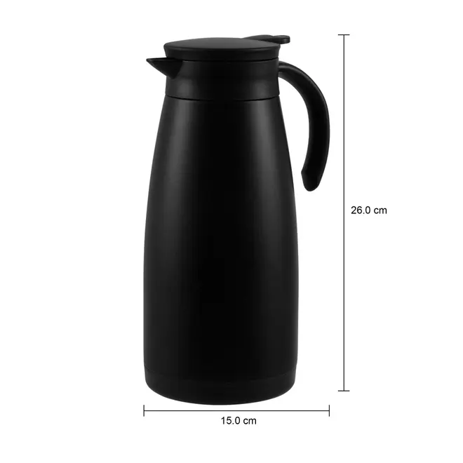 GARRAFA TÉRMICA 1,5 L ALL DAY - PRETO - Foto 7