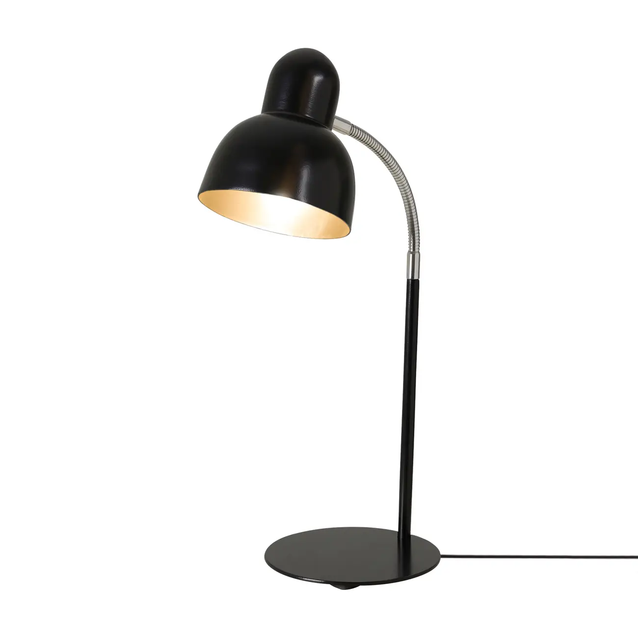LUMINÁRIA DE MESA SPEEN II - PRETO/CROMADO - Foto 2