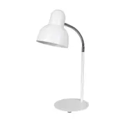 LUMINÁRIA DE MESA SPEEN II - BRANCO/CROMADO - Foto 1