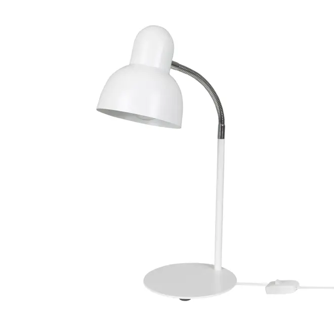 LUMINÁRIA DE MESA SPEEN II - BRANCO/CROMADO - Foto 2
