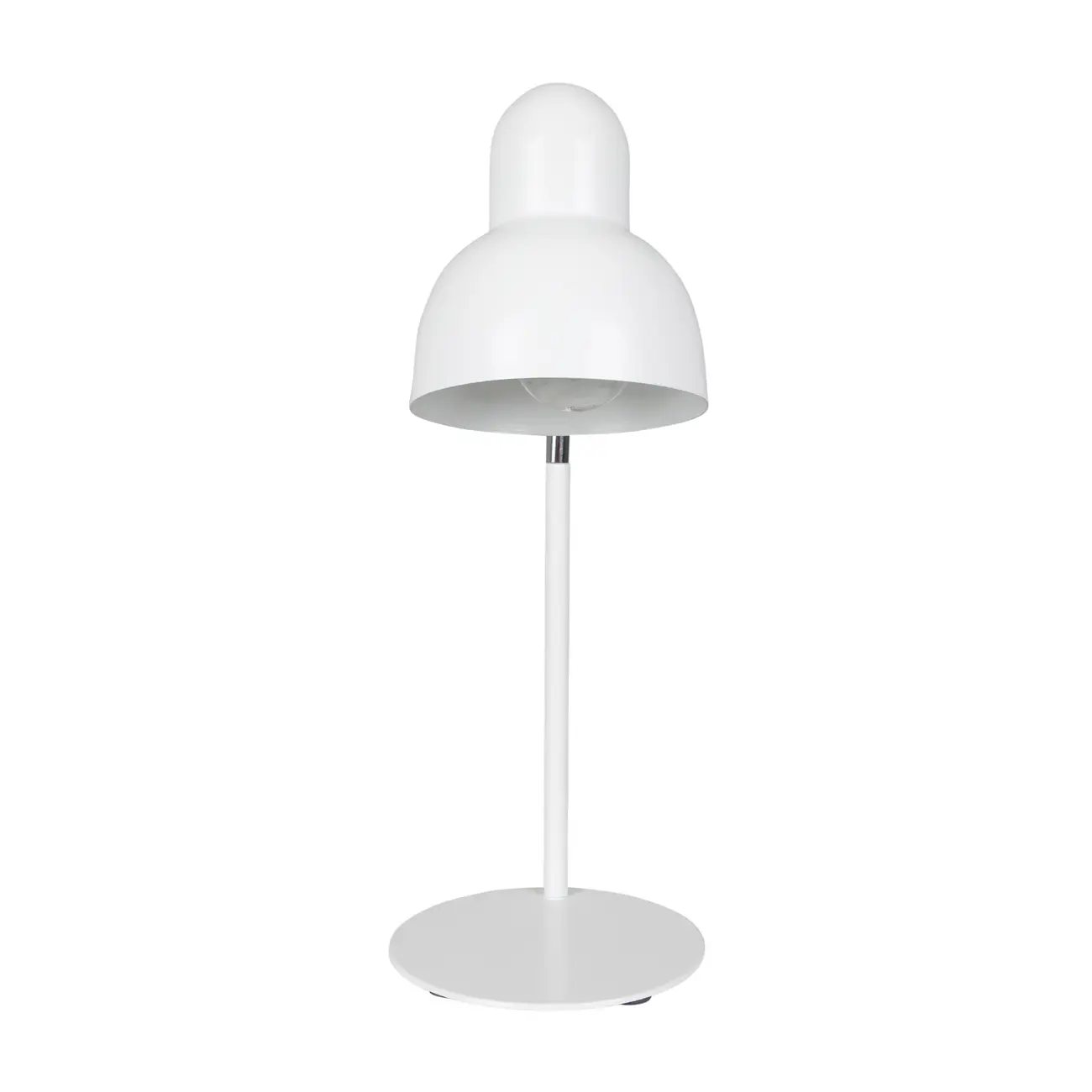 LUMINÁRIA DE MESA SPEEN II - BRANCO/CROMADO - Foto 4