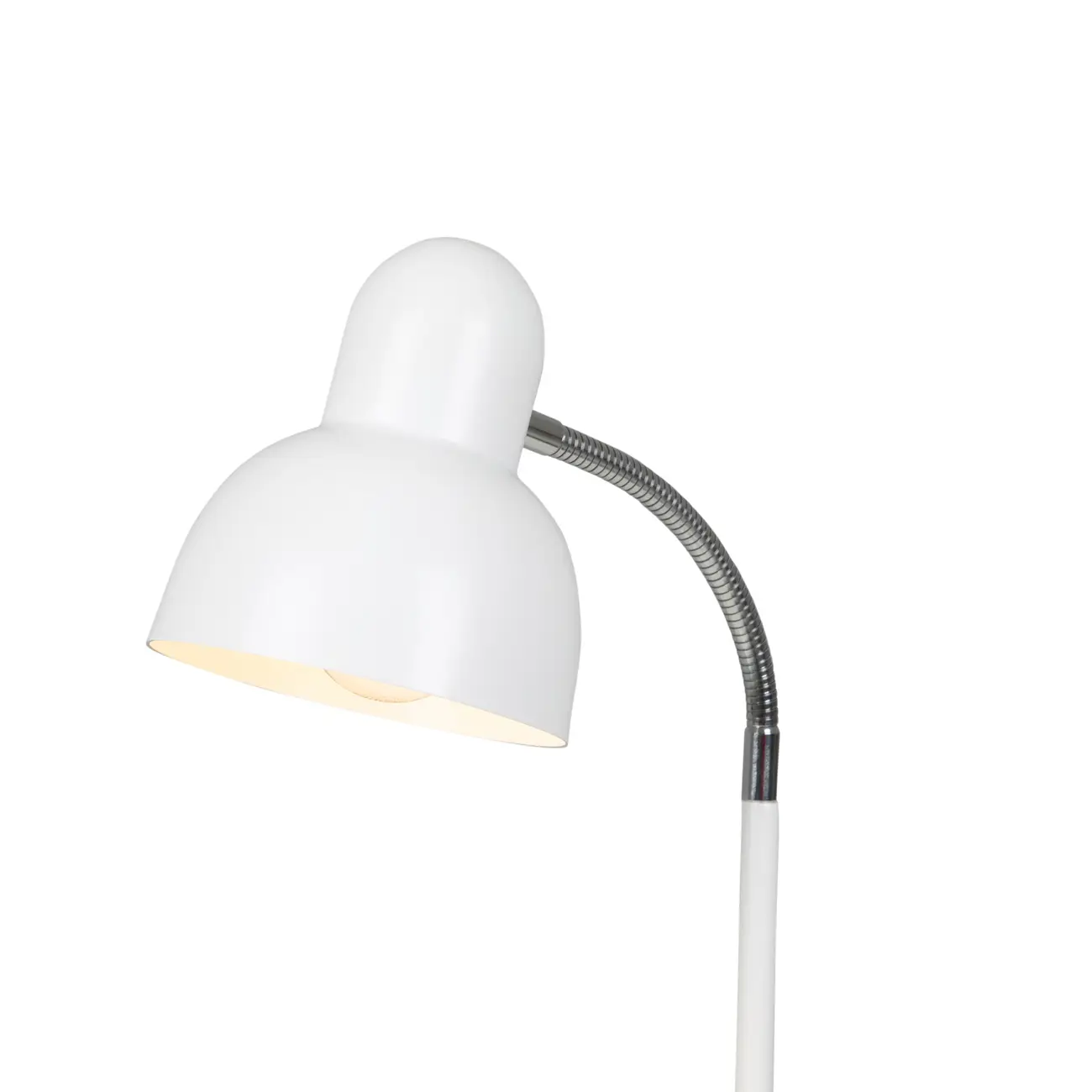 LUMINÁRIA DE MESA SPEEN II - BRANCO/CROMADO - Foto 7