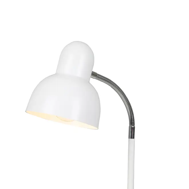 LUMINÁRIA DE MESA SPEEN II - BRANCO/CROMADO - Foto 7