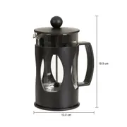 CAFETEIRA PRENSA FRANCESA 600 ML GRANO - INCOLOR/PRETO - Foto 8