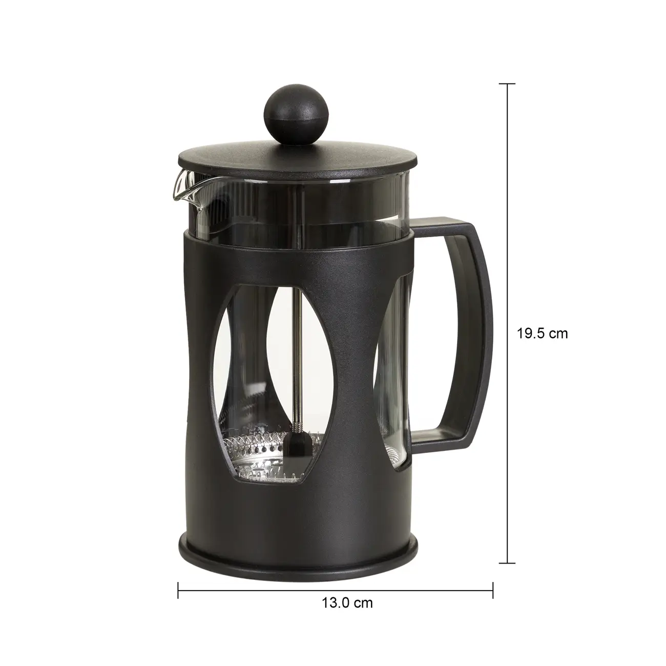 CAFETEIRA PRENSA FRANCESA 600 ML GRANO - INCOLOR/PRETO - Foto 8
