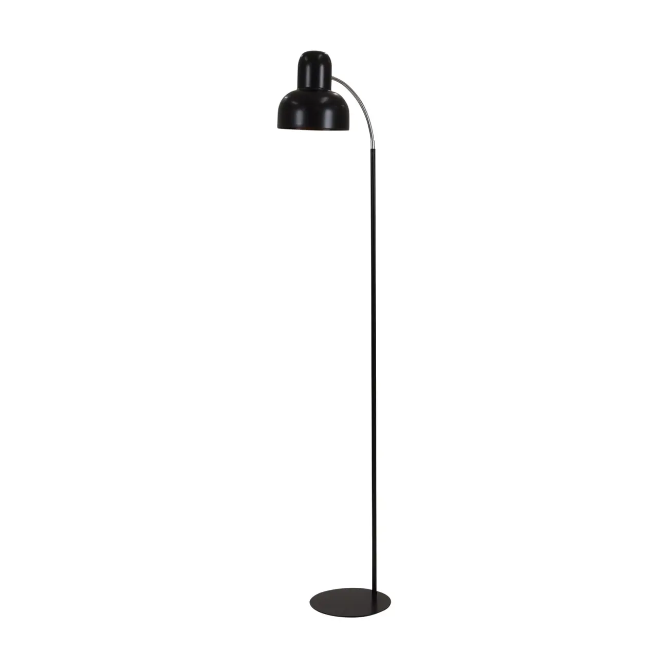 LUMINÁRIA DE CHÃO SPEEN II - PRETO/CROMADO - Foto 1