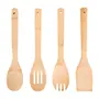 KIT UTENSÍLIOS 4 PEÇAS COM SUPORTE BAMBUS I - NATURAL - Foto 2