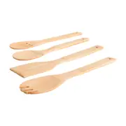 KIT UTENSÍLIOS 4 PEÇAS COM SUPORTE BAMBUS I - NATURAL - Foto 4