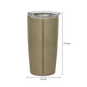 COPO TÉRMICO 590 ML WINNER - OURO VELHO/INCOLOR - Foto 7