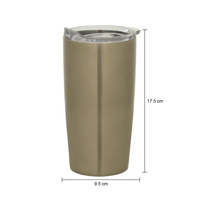 COPO TÉRMICO 590 ML WINNER - OURO VELHO/INCOLOR - Foto 7