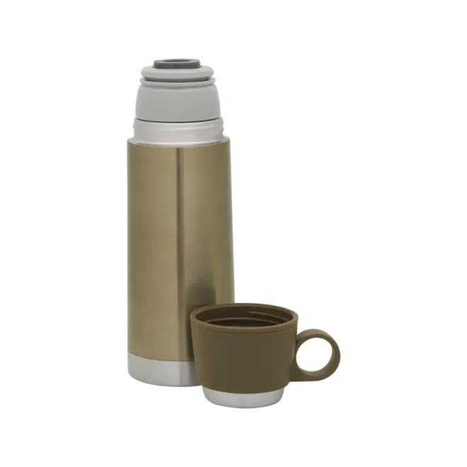 GARRAFA TÉRMICA 350 ML WINNER PRO - OURO/INOX - Foto 2