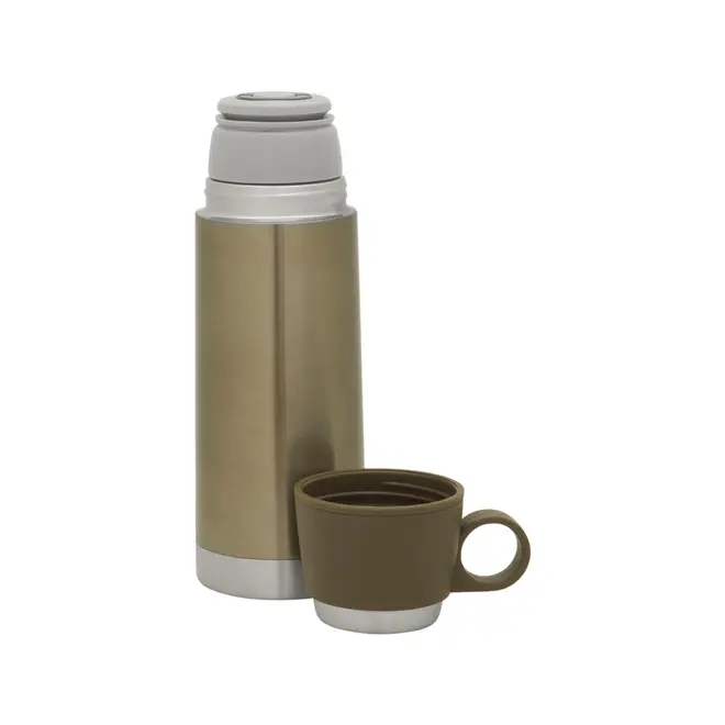 GARRAFA TÉRMICA 350 ML WINNER PRO - OURO/INOX - Foto 4