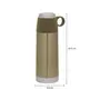 GARRAFA TÉRMICA 350 ML WINNER PRO - OURO/INOX - Foto 9