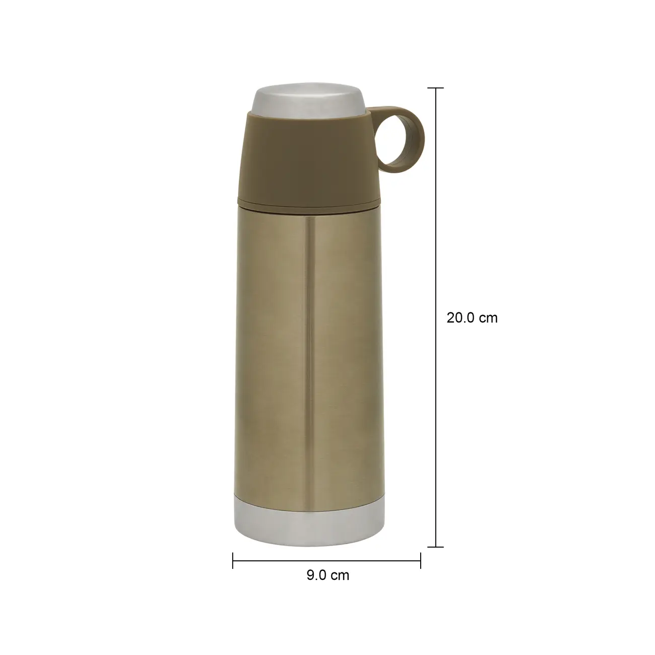 GARRAFA TÉRMICA 350 ML WINNER PRO - OURO/INOX - Foto 9
