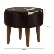PUFF WESTERN - PRETO/BRANCO - Foto 6