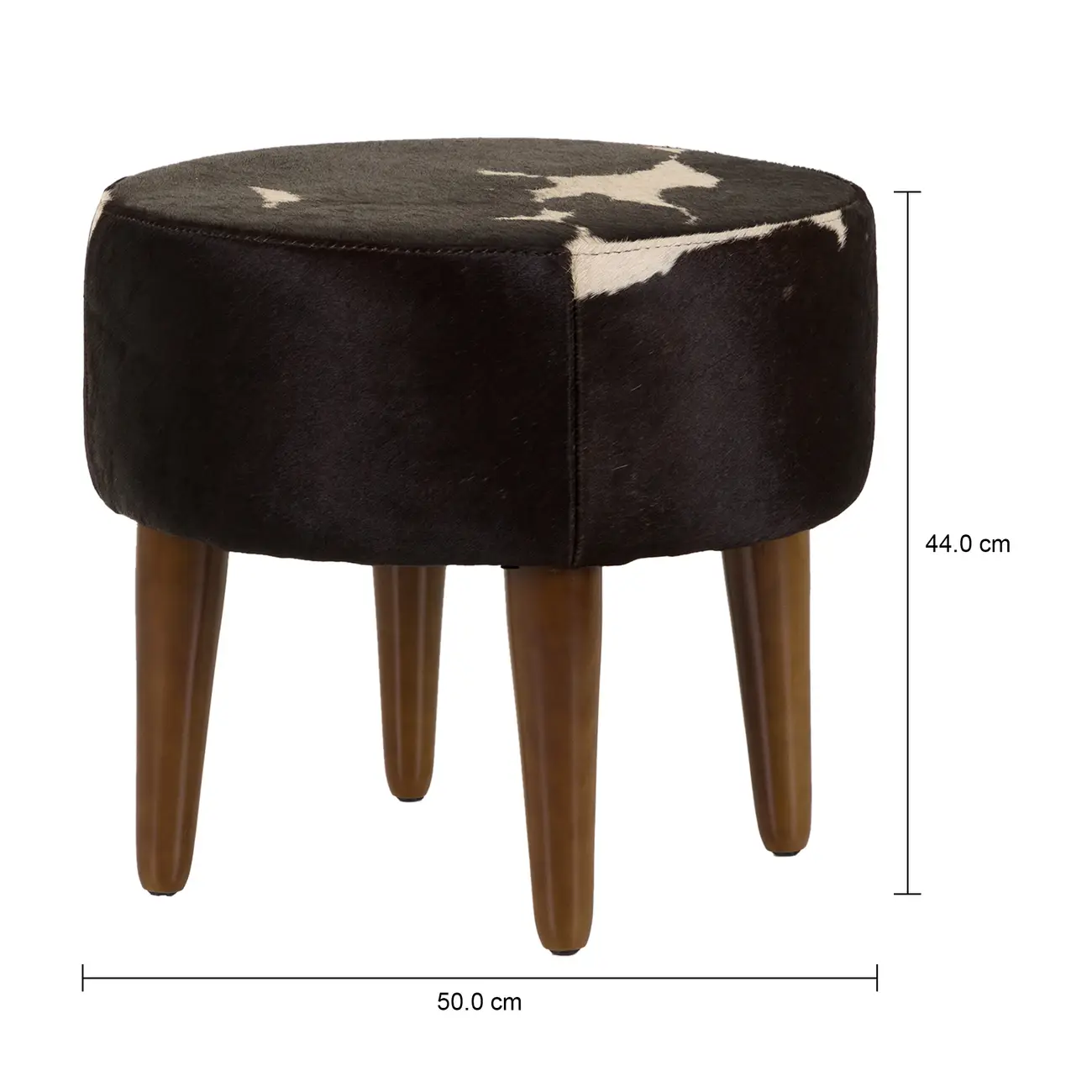 PUFF WESTERN - PRETO/BRANCO - Foto 6