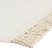TAPETE 80 CM X 50 CM ALGODOEIRO - NATURAL/BRANCO - Foto 3