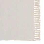 TAPETE 80 CM X 50 CM ALGODOEIRO - NATURAL/BRANCO - Foto 5