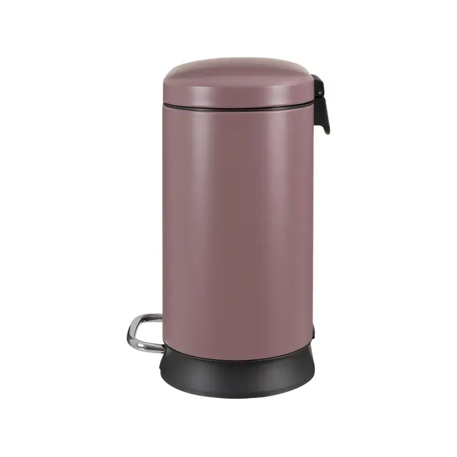 LIXEIRA COM PEDAL 5 L DISCART - RUBI MOCHA/PRETO - Foto 4