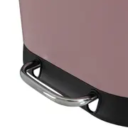 LIXEIRA COM PEDAL 5 L DISCART - RUBI MOCHA/PRETO - Foto 7