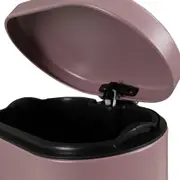 LIXEIRA COM PEDAL 5 L DISCART - RUBI MOCHA/PRETO - Foto 9