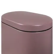 LIXEIRA COM PEDAL 5 L DISCART - RUBI MOCHA/PRETO - Foto 10