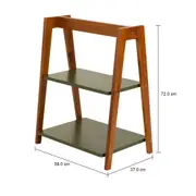 CAVALETE 58 CM X 38 CM BARTÔ - NOZES/MUSGO - Foto 7