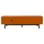 RACK 2 PORTAS/2 GAVETAS 1,90 M X 40 CM POINT - TERRACOTA/PRETO - Foto 8