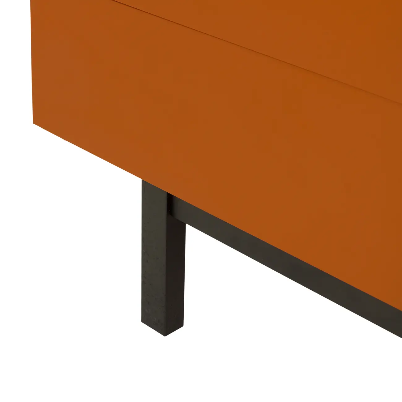 RACK 2 PORTAS/2 GAVETAS 1,90 M X 40 CM POINT - TERRACOTA/PRETO - Foto 11
