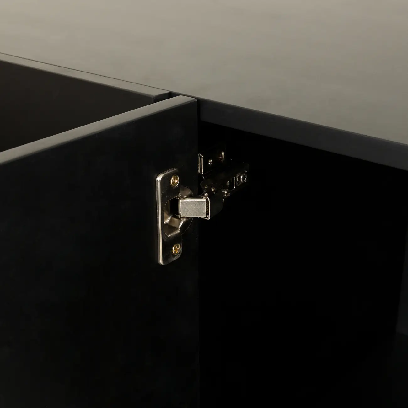RACK 2 PORTAS/2 GAVETAS 1,90 M X 40 CM POINT - PRETO/NOZES - Foto 7