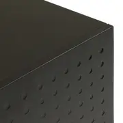 RACK 2 PORTAS/2 GAVETAS 1,90 M X 40 CM POINT - PRETO/NOZES - Foto 11