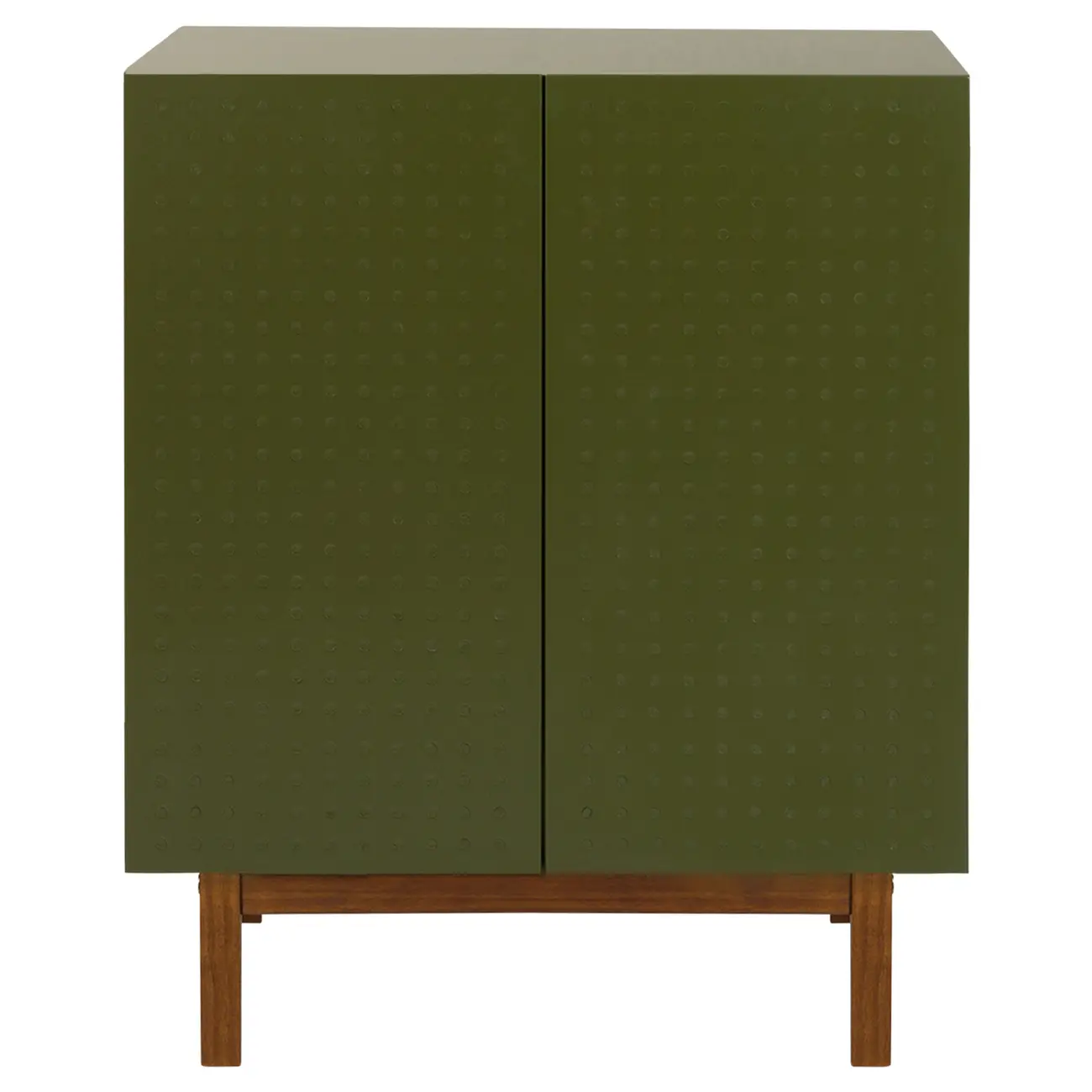 BUFFET 2 PORTAS 80 CM X 40 CM POINT - MUSGO/NOZES - Foto 1