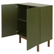 BUFFET 2 PORTAS 80 CM X 40 CM POINT - MUSGO/NOZES - Foto 3