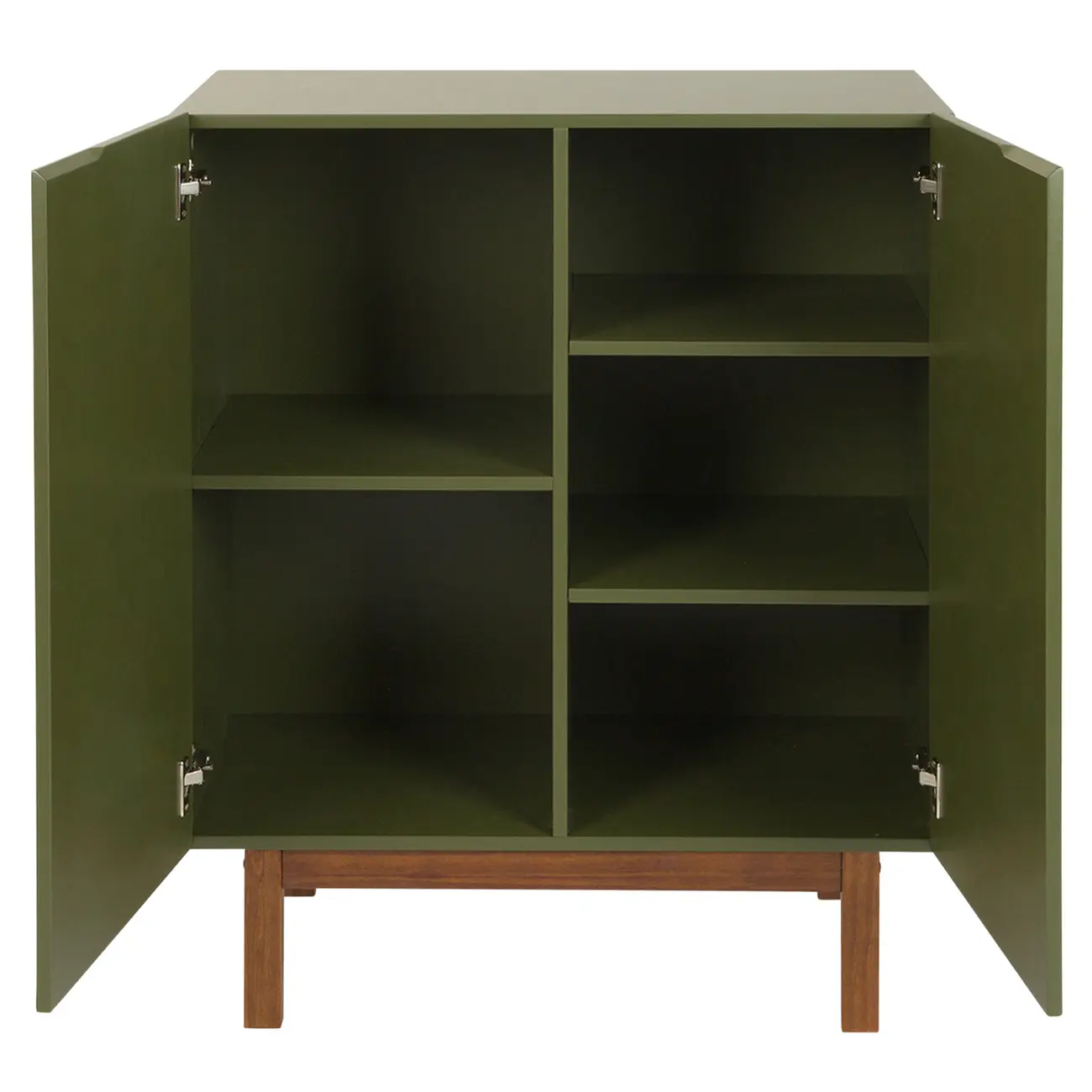 BUFFET 2 PORTAS 80 CM X 40 CM POINT - MUSGO/NOZES - Foto 4