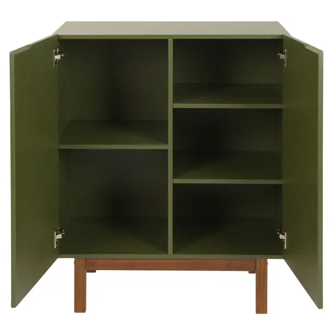 BUFFET 2 PORTAS 80 CM X 40 CM POINT - MUSGO/NOZES - Foto 4