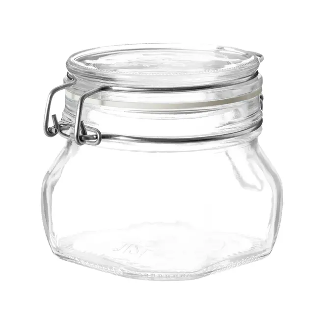 POTE HERMÉTICO 500 ML FIDO I - INCOLOR/CROMADO - Foto 3
