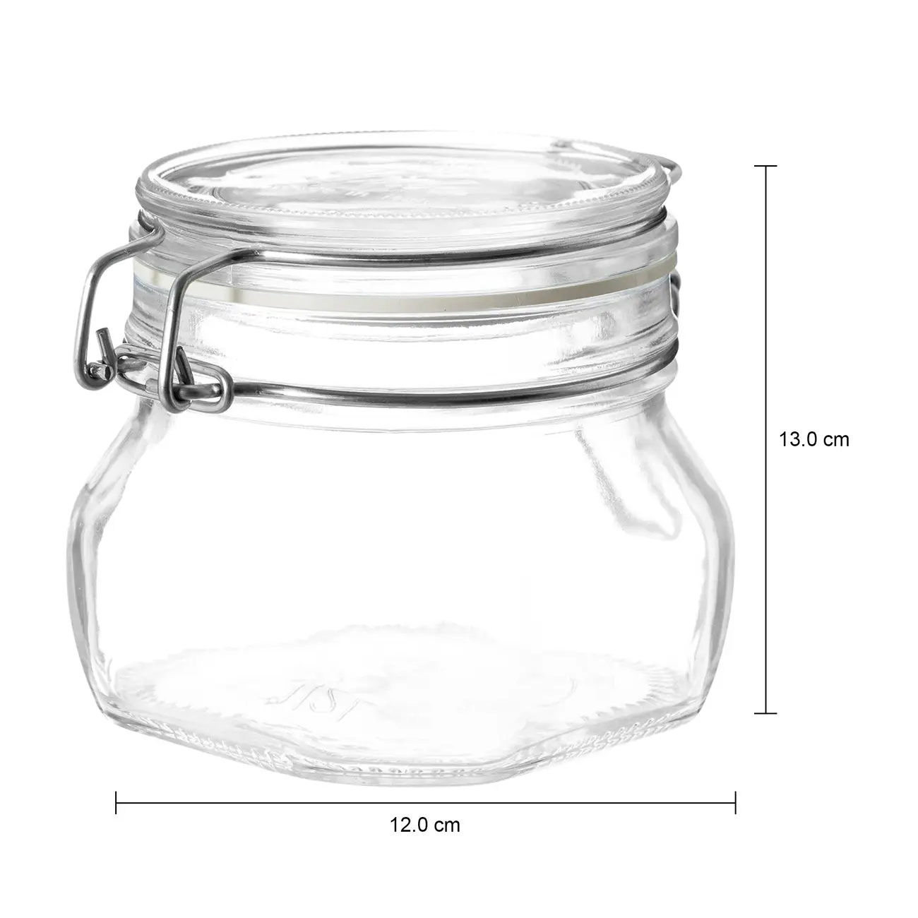 POTE HERMÉTICO 500 ML FIDO I - INCOLOR/CROMADO - Foto 6