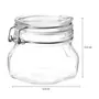 POTE HERMÉTICO 500 ML FIDO I - INCOLOR/CROMADO - Foto 6