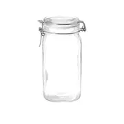 POTE HERMÉTICO 1,5 L FIDO I - INCOLOR/CROMADO - Foto 1