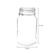 POTE HERMÉTICO 1,5 L FIDO I - INCOLOR/CROMADO - Foto 11