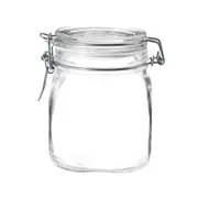 POTE HERMÉTICO 750 ML FIDO I - INCOLOR/CROMADO - Foto 1