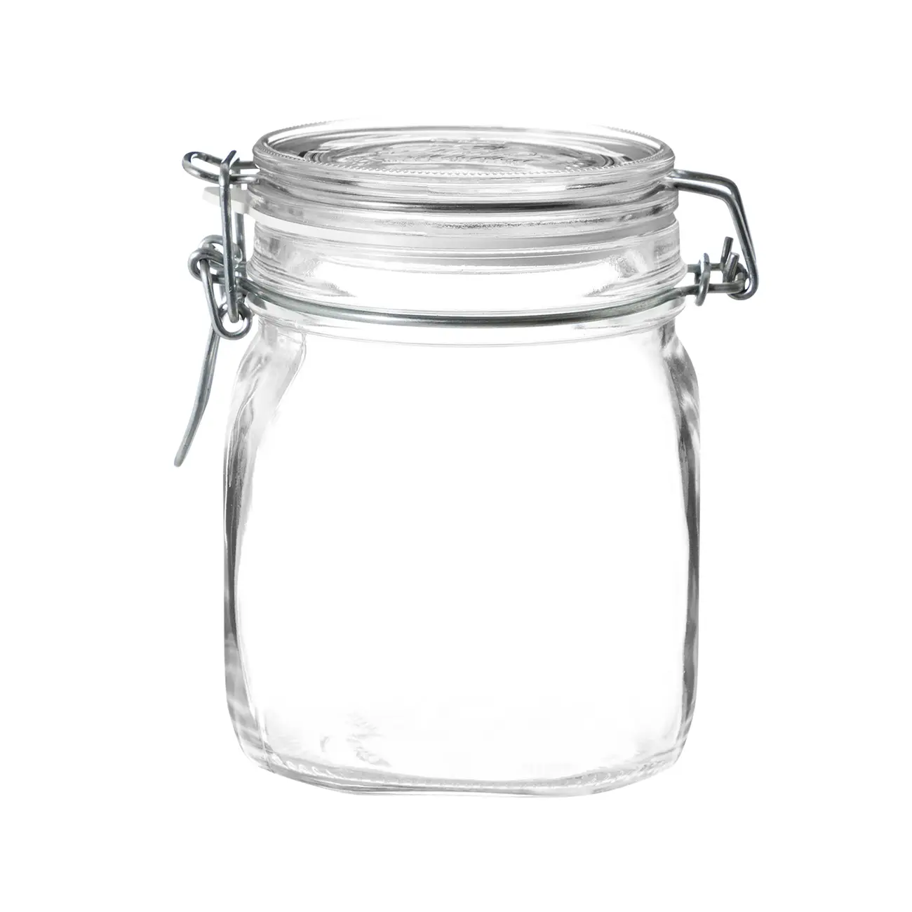 POTE HERMÉTICO 750 ML FIDO I - INCOLOR/CROMADO - Foto 1