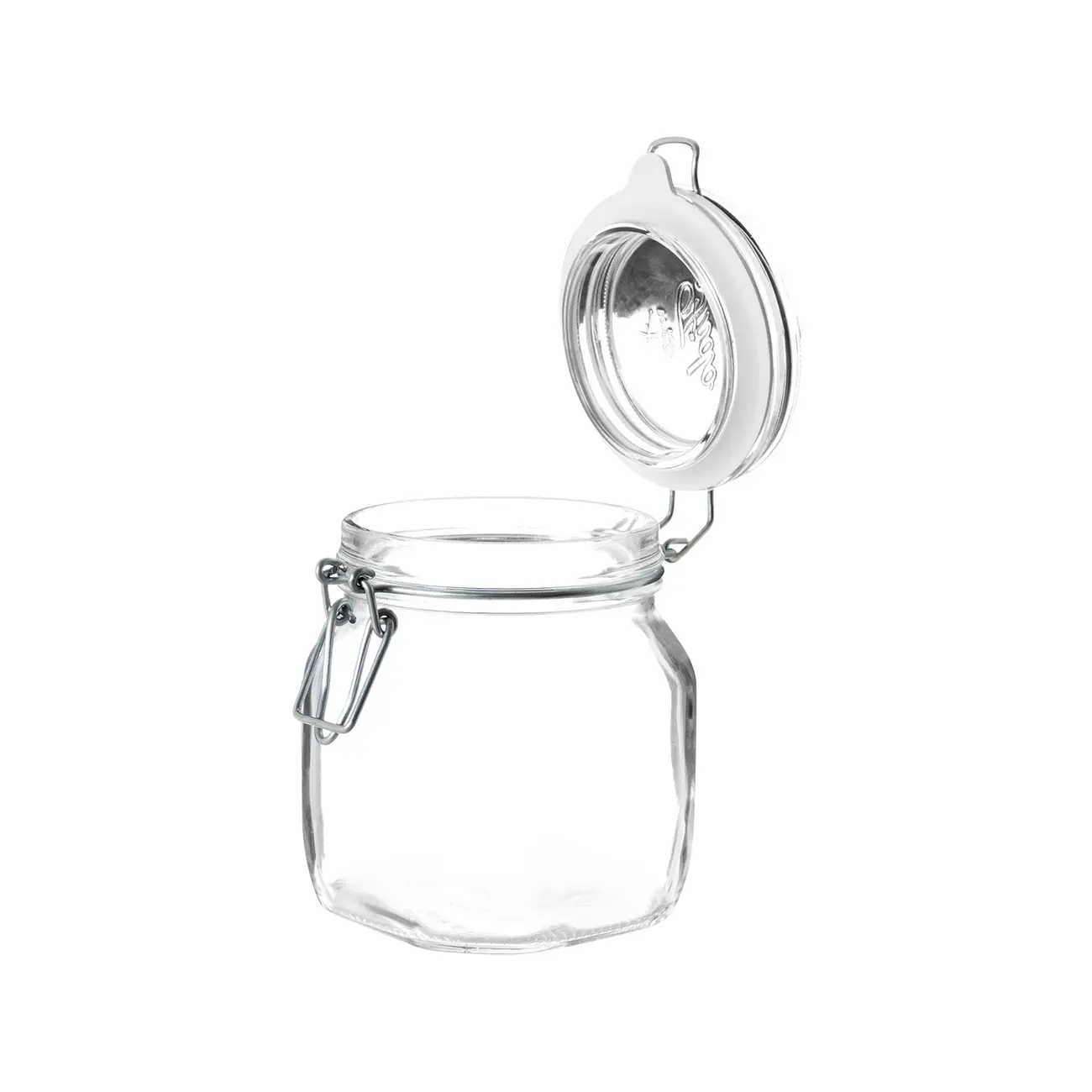 POTE HERMÉTICO 750 ML FIDO I - INCOLOR/CROMADO - Foto 2